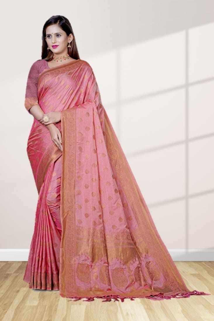 Kubera korvai bridal semi silk saree – www.vannamayil.com