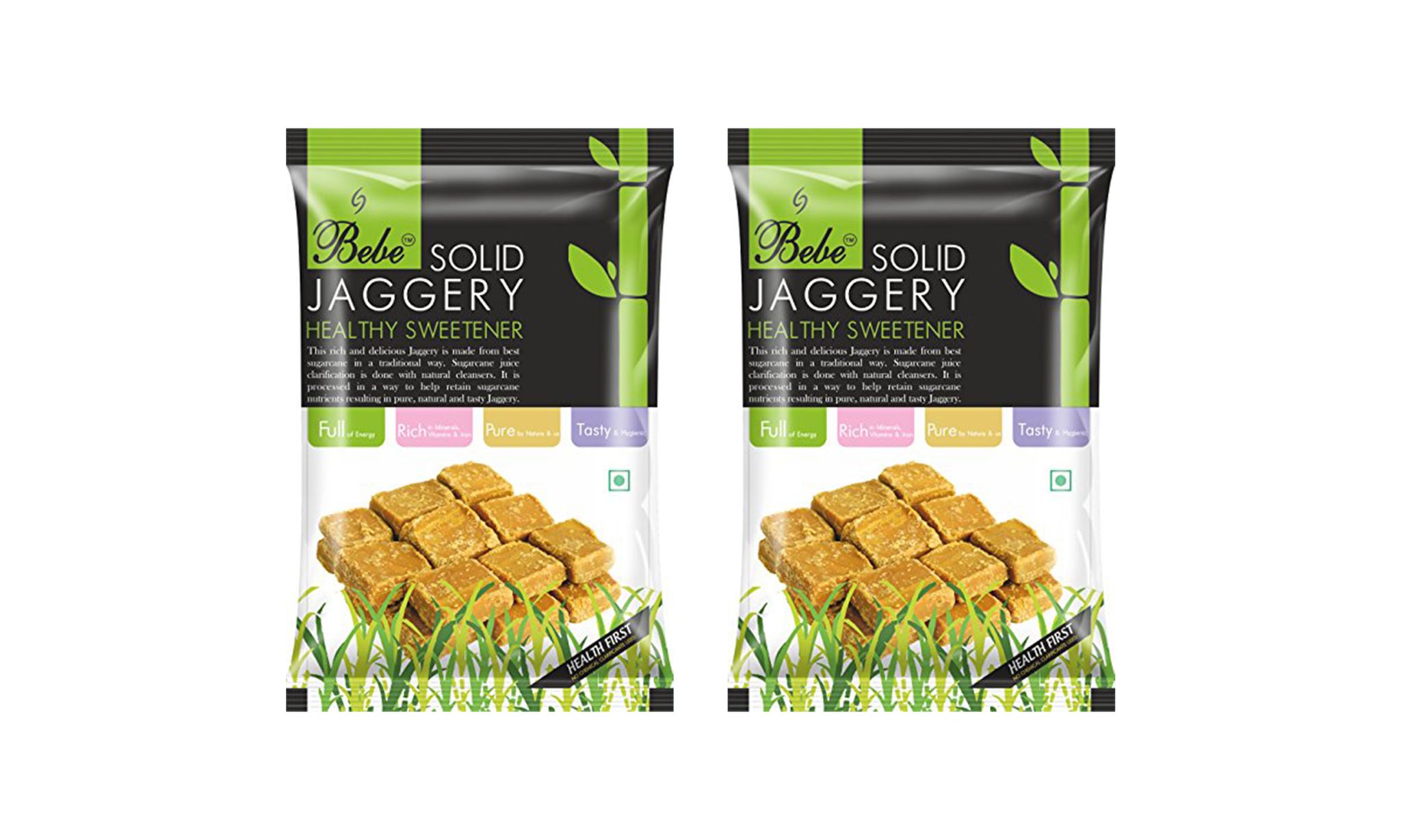 BEBE Jaggery/Gur - 800 gms (400g X 2 Pcs)