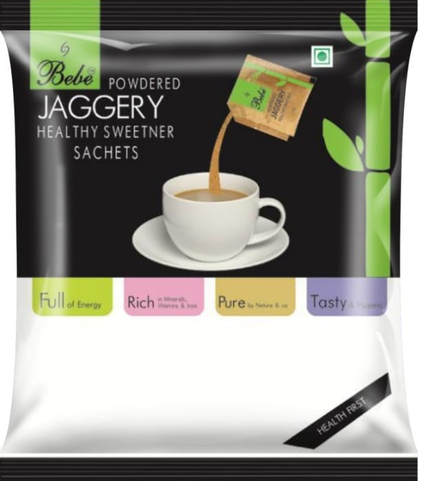 Bebe Jaggery sachets Combo 150g (5g X 30pcs X 5 Pack)