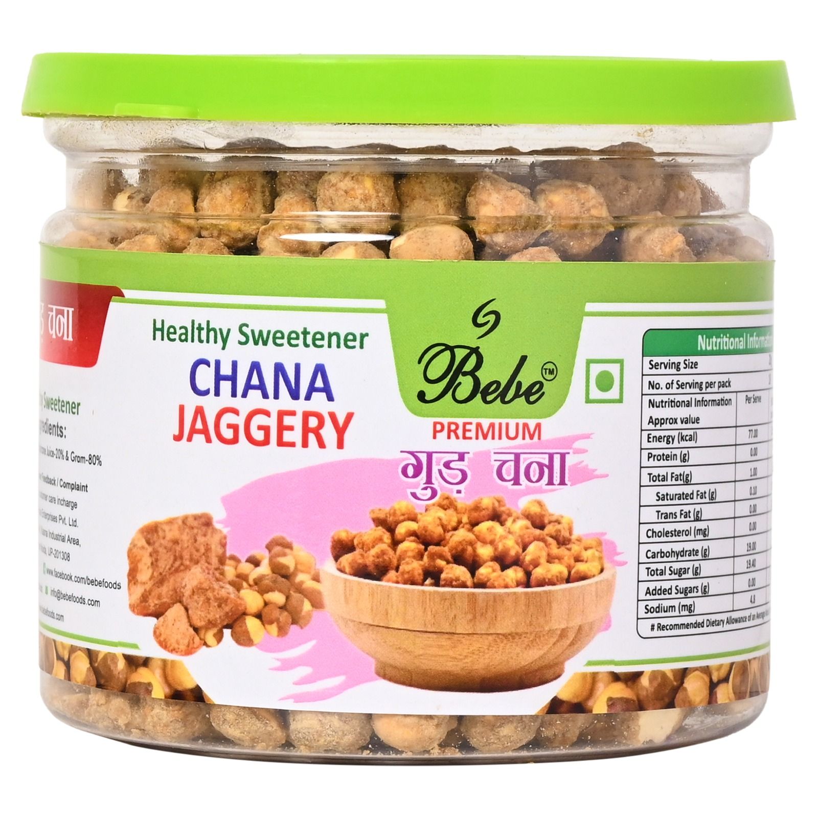 Bebe Jaggery Coated Chana 300g (150g X 2 Pcs)