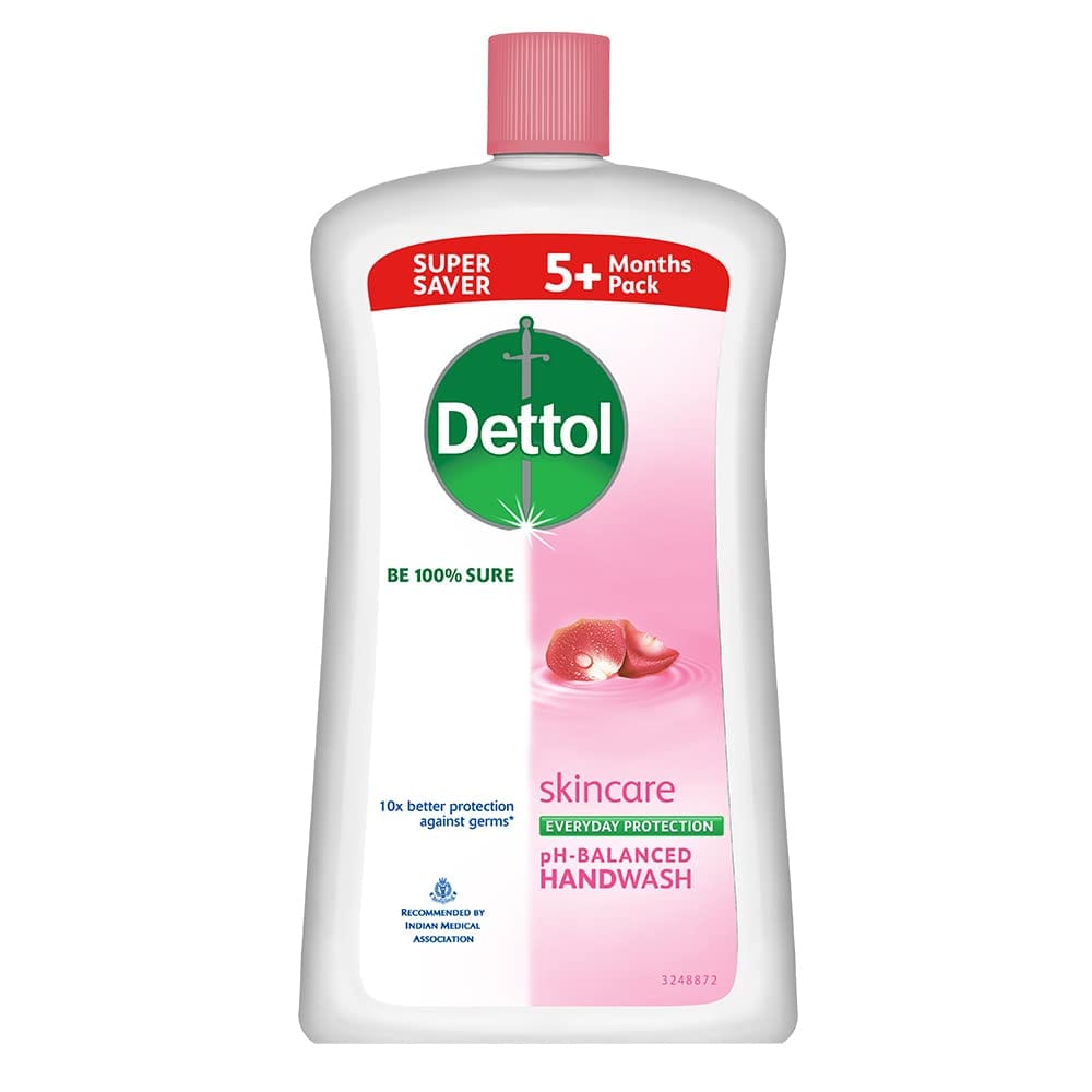 Dettol Liquid Handwash Bottle - Skincare Hand Wash- 900ml