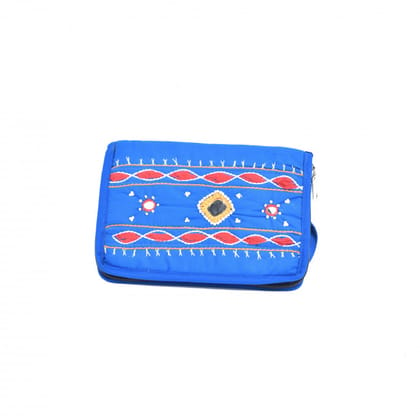 Banjara Handmade Cell Cover Bag Blue Color