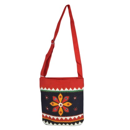 Banjara Handcrafted Flowers Design Handbag