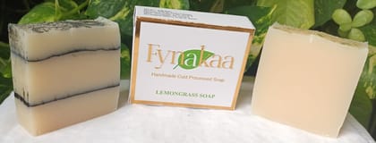 Fynakaa Lemongrass Cold Processed Handmade Natural Organic Premium luxury Soap for refreshing bath and aromatic spa experience