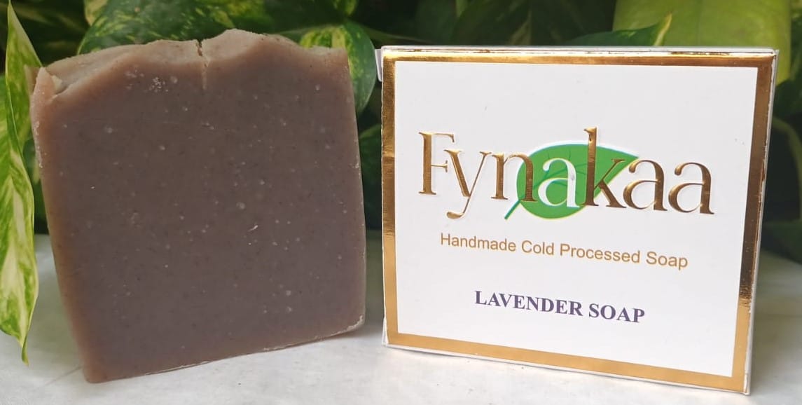 Fynakaa Lavender Cold Processed Handmade Natural Organic Premium Luxury Soap for refreshing and aromatic experience