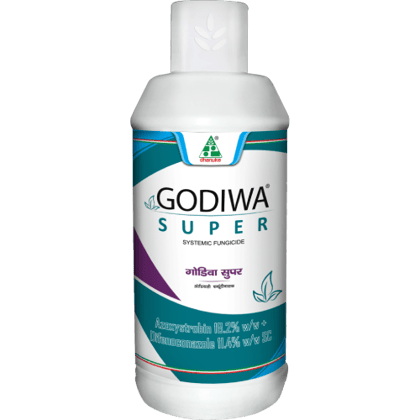 Dhanuka Godiwa Super Fungicide - 500 Ml (azoxystrobin 18.2% W/w & Difenoconazole 11.4%)