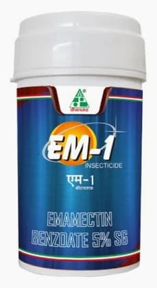Dhanuka Em 1 Emamectin Benzoate 5% SG Effective Control of Caterpillar, Suitable Insecticide for Integrated Pest Management