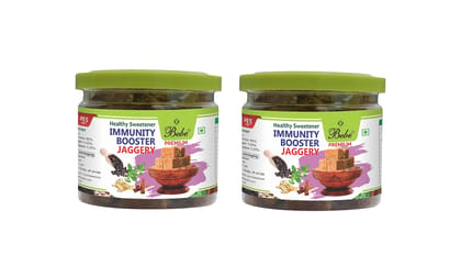 BEBE Premium Immunity Booster Jaggery/Gur 400g (200g X 2 Pcs)