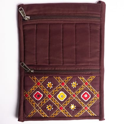 Banjara Handmade Long Strip Passport bag