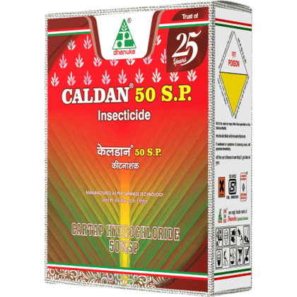 Dhanuka Caldan 50 Cartap Hydrochloride 50% SP Insecticide,(100 GM) It Controls All Stages Of Insects