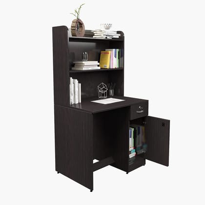 Home Centre Helios Chosa Study Desk with Cabinet - Brown