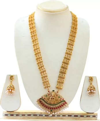 Alloy Gold-plated Multicolor Jewel Set  (Pack of 1)