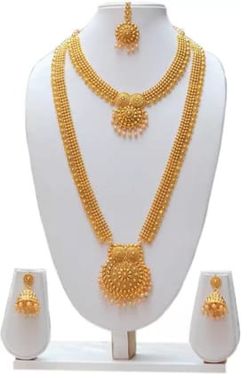 Copper Gold-plated Gold Jewel Set  (Pack of 1)