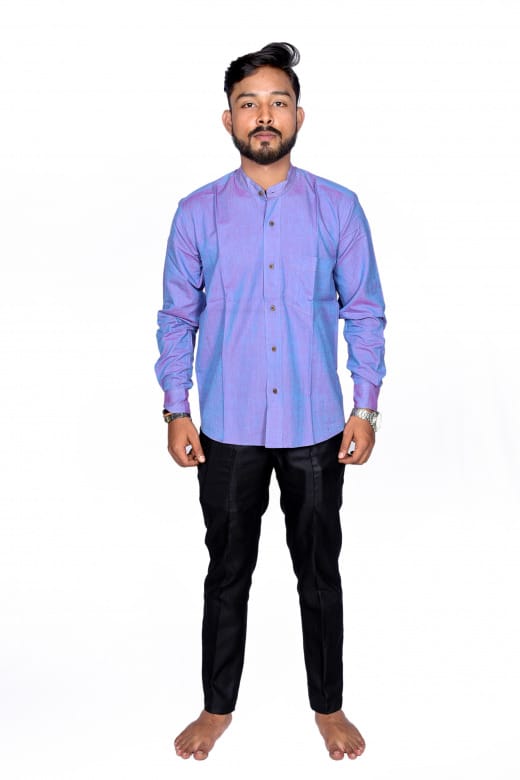 Tribes India Handwoven Gents Shirts 1STXMENMP01590-1