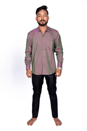 Tribes India Handwoven Gents Shirts 1STXMENMP01589-3