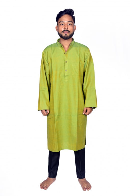 Tribes India Handwoven Gents Kurta 1STXMENMP01593-4