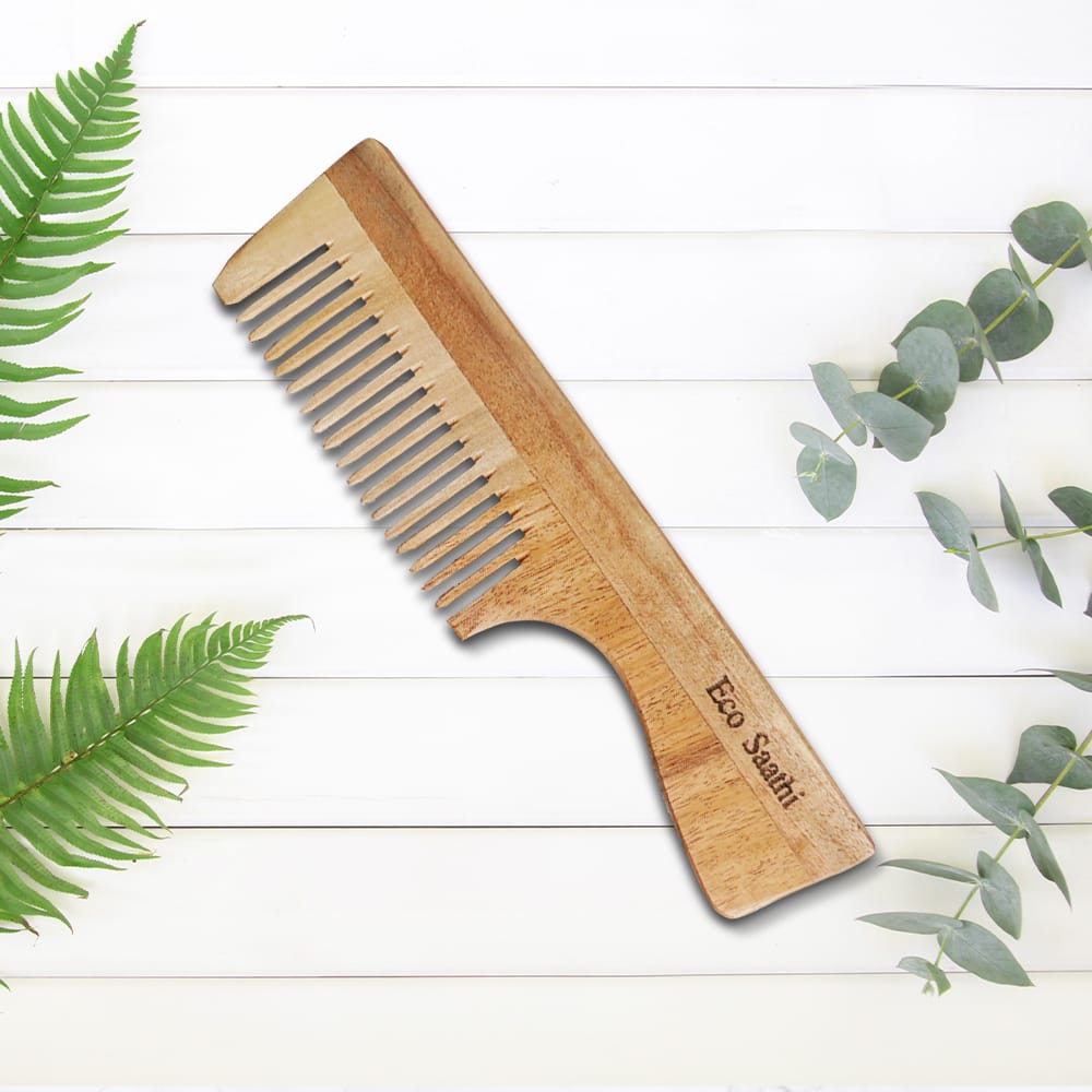 Neem Wood Handle Comb