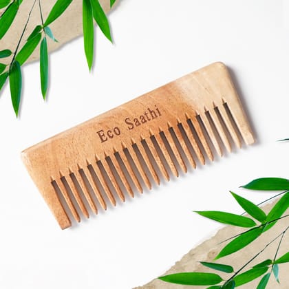 Neem Wood Shampoo Comb