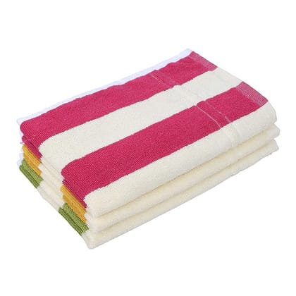 AYUS 375 GSM Cotton Soft and Super Absorbent Hand Towels (Multicolor, 14 x 21 Inch)- Set of 4 Piece