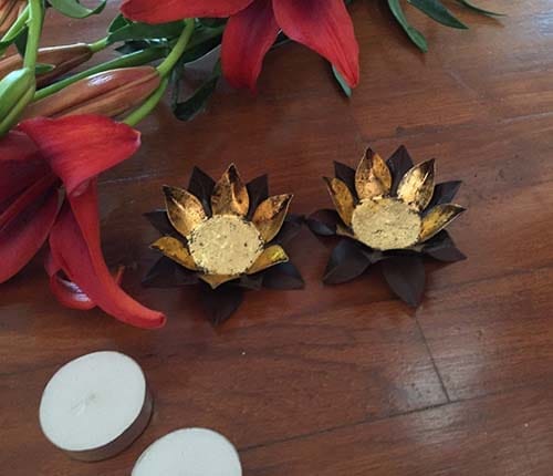 Mini Lotus Candle Holder