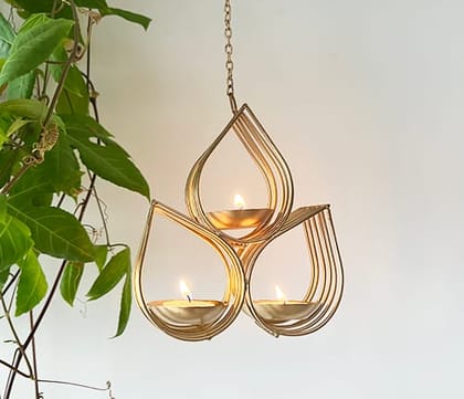 Triple Tea light hanging