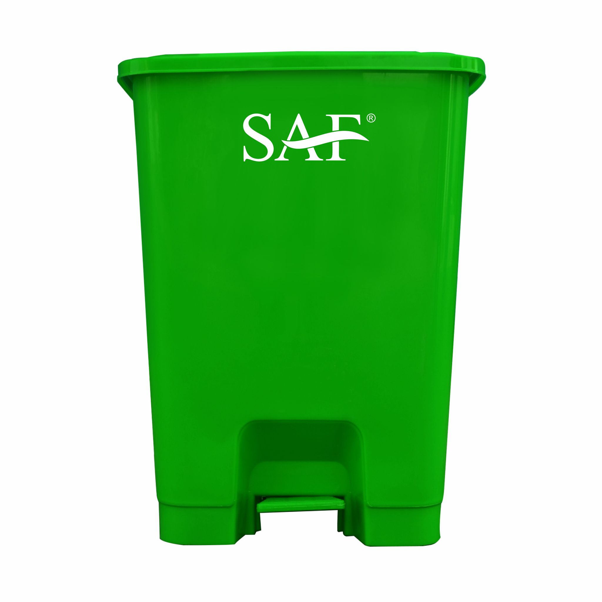 Saf PLASTIC PEDAL BIN 15 LITERS (Green)