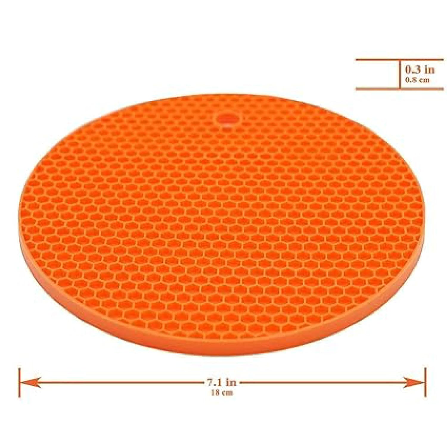 SR 4 Pcs Multi-Purpose Silicone Trivet Mats Round Pot Holder Hot Pot Mats