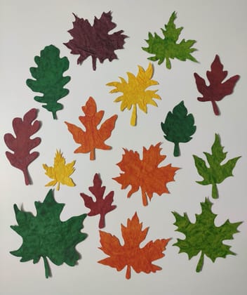 Partybus - Autumn/Maple Tree Leaves - Mixed Colours – DIY Stickers