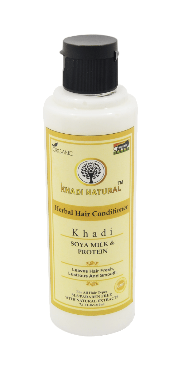 Khadi Natural Soya Milk & Protein Conditioner - 210ml, Herbal Hair Conditioner for Strength and Smoothness