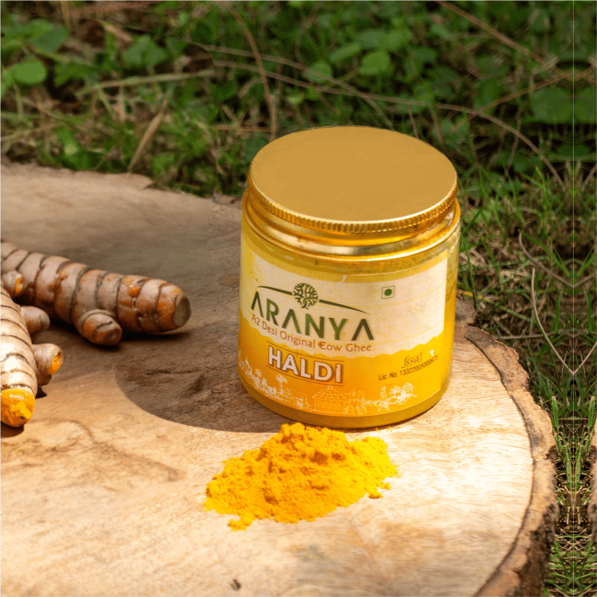 Aranya A2 Haldi (Turmeric) Flavoured Cow Ghee