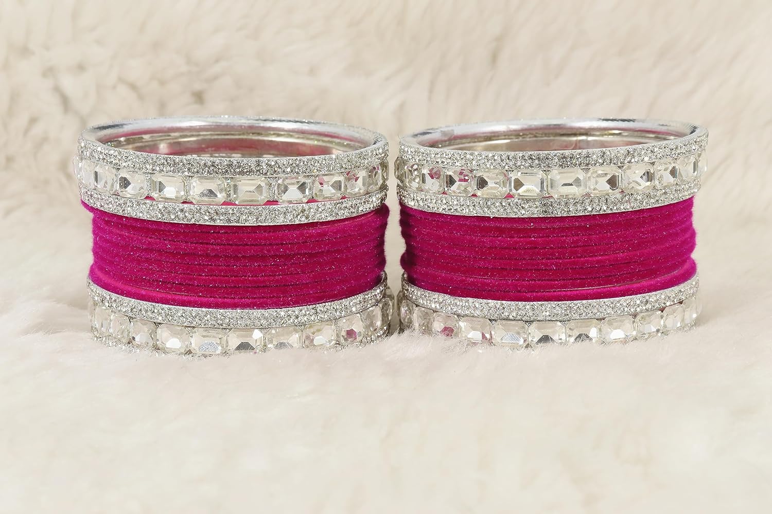 The Pink Panache Black Crystal Stack Bracelet Set – Shop Envi Me