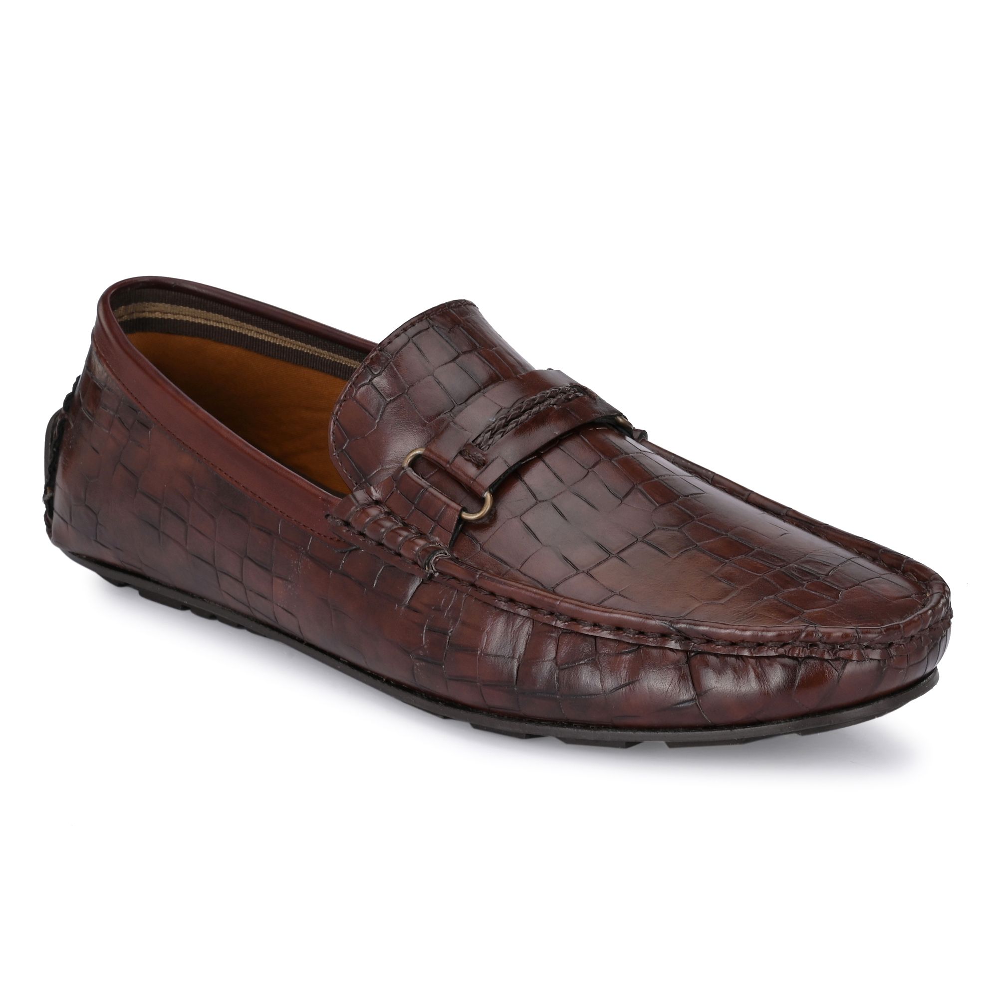 BUSKINS CASUAL LOAFERS BA3721 BROWN