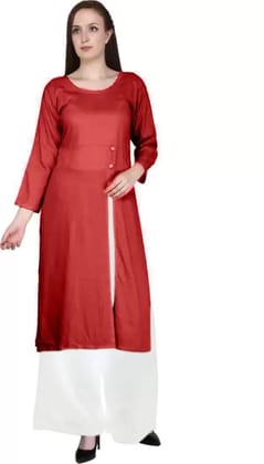 Fashion Senora's Women Linen Kurta Palazzo Set