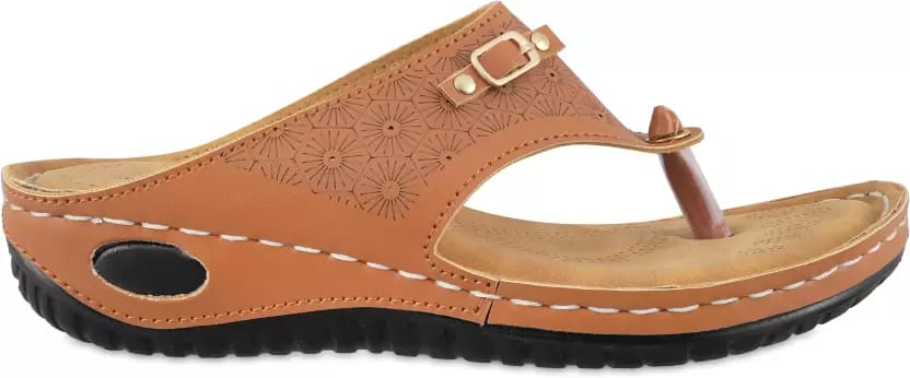 FAOLIN Women Tan Casual Sandal