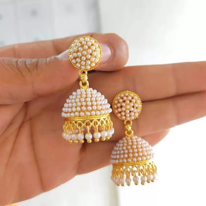 Women Alloy Jhumki Earring