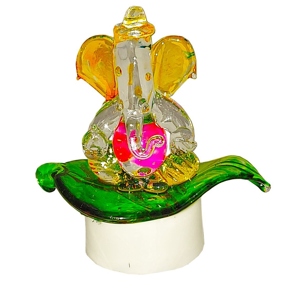 Hubshi Crystal Ganesh Ji Tea Light Diya