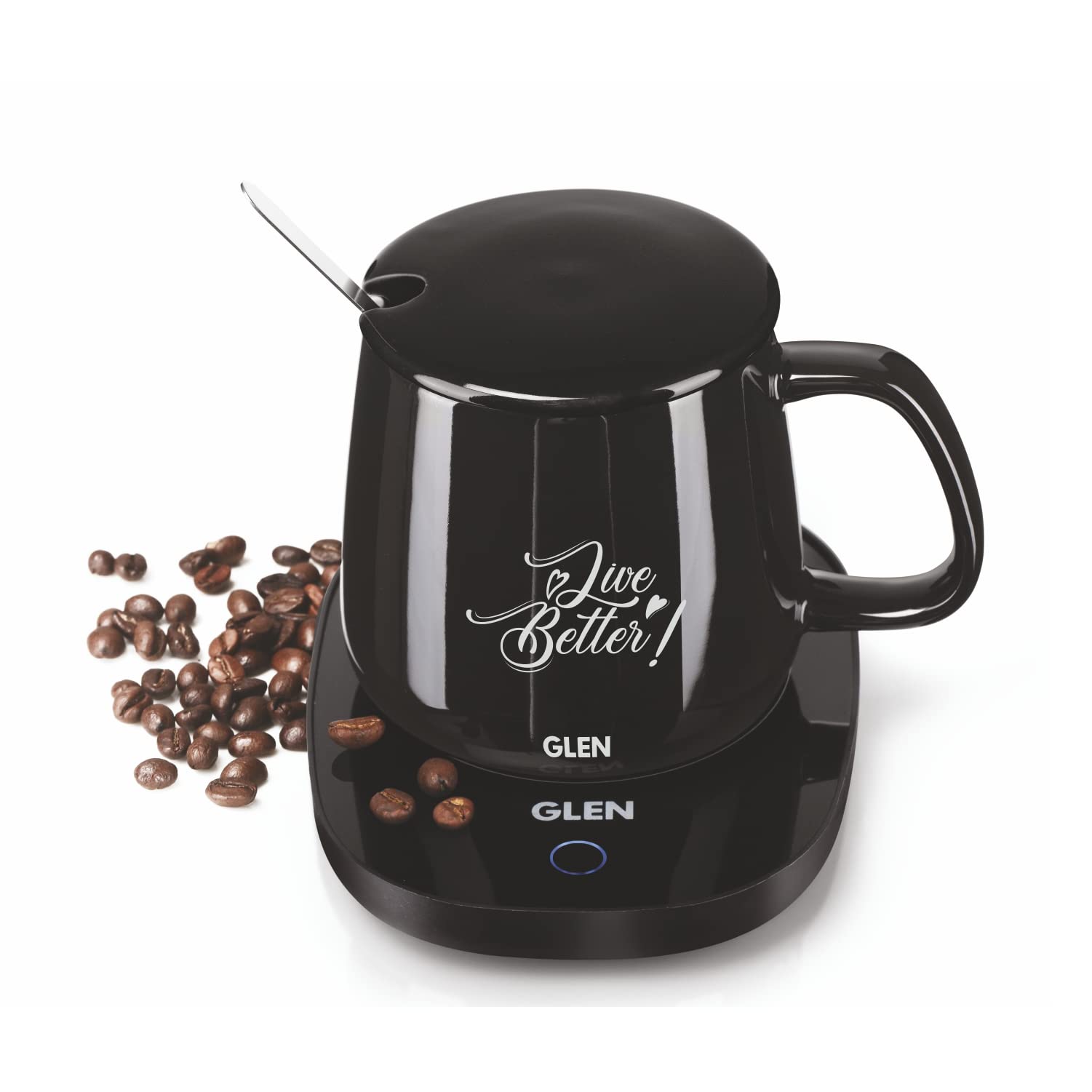 Glen Electric Coffee Mug Warmer Plate with Auto Shut Off Function 16 Watt (SA3000WP)