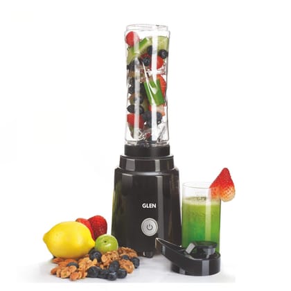 Glen Portable Nutri Blender 200W , Personal 600ml Sporty BPA free bottle, Black, 2 years warranty (SA4047BL)