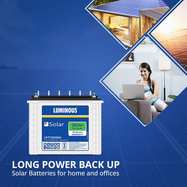Luminous Solar Battery 150 Ah LPTT12150L