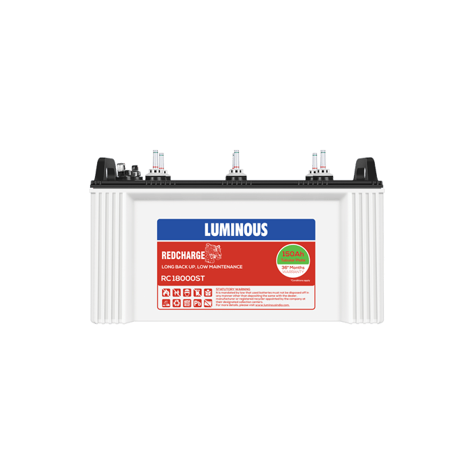 Luminous Red Charge Battery 150 Ah - RC18000ST