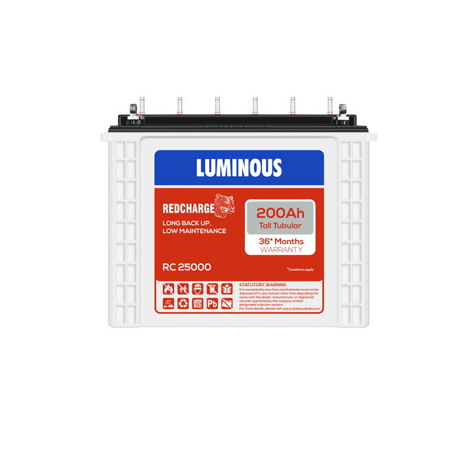 Luminous Red Charge Battery 200 Ah - RC25000