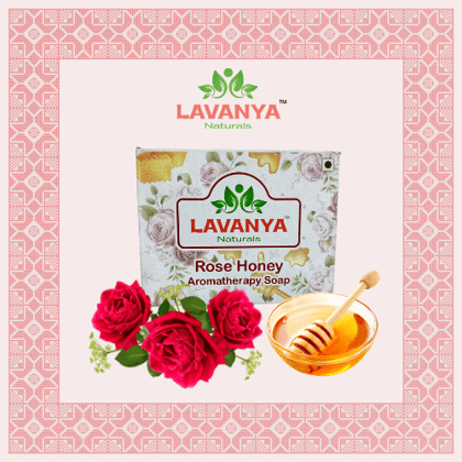 LAVANYA Naturals Rose & Honey Aromatherapy Soap