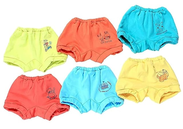  Kids Baby Cotton Innerwear Underwear Shorts Panty Bloomers For