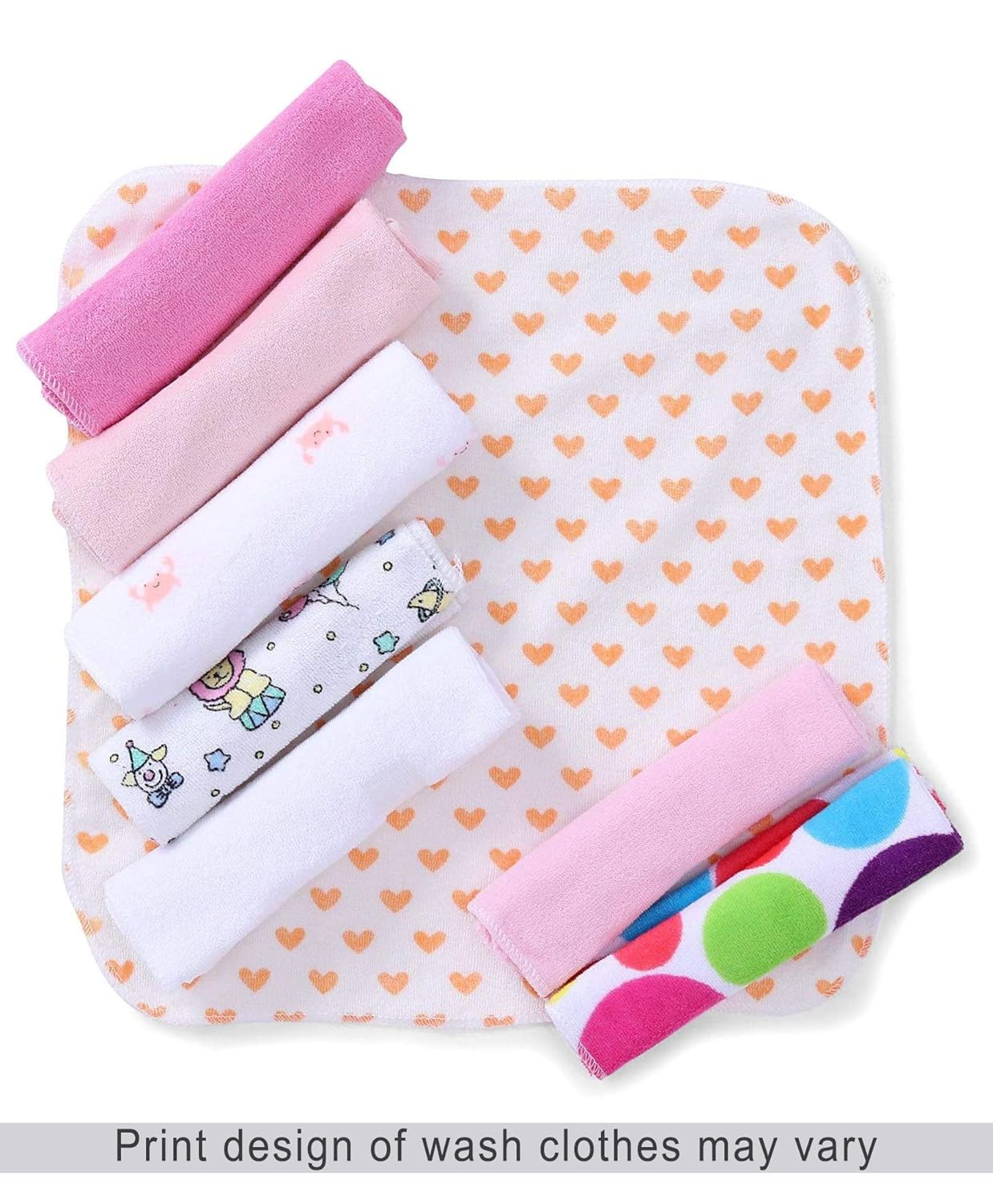 Littlenuts Baby Hand & Face Towel, Cotton body Towel/Washcloth for Newborn  Baby Extra Soft Hankies