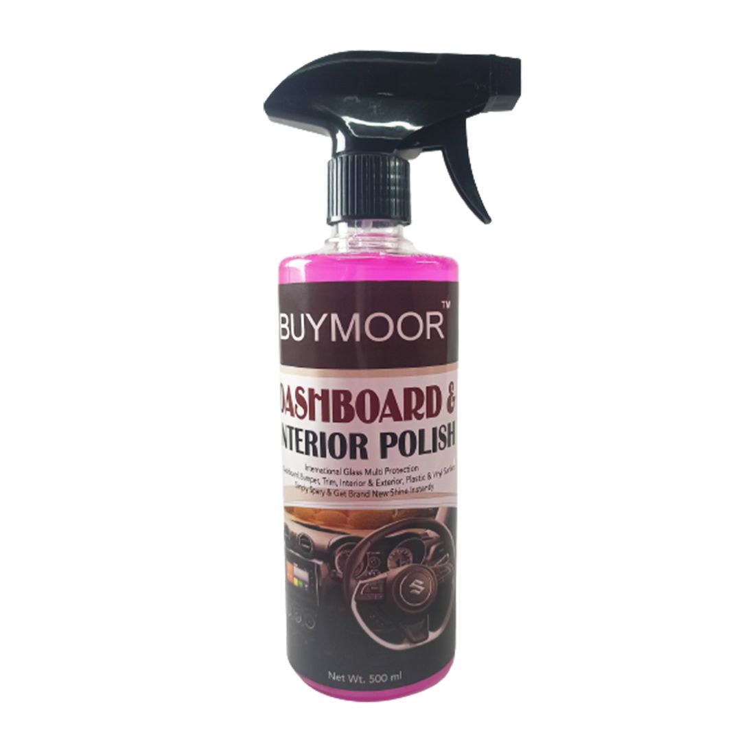 BUYMOOR Dashboard and Interior Polish - Ultimate Shine and Protection for Your Car's Interior