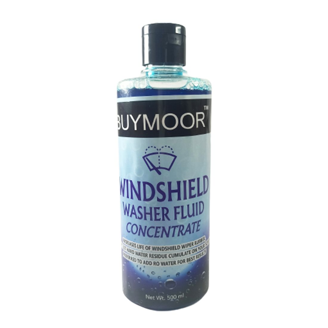 BUYMOOR Windshield Washer Fluid Concentrate - High-Performance Windscreen Cleaning Solution 500 ML
