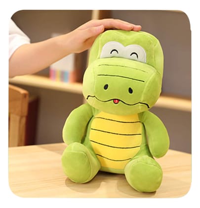 FC Fancy Creation Super Soft Crocodile Soft Toy Soft and hugable Cute Animal Soft Toy (Crocodile 30 cm)
