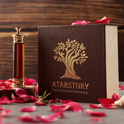 ATARSTORY Rosa Luxure Best Attar Alcohol Free Roll On for Daily use | Long Lasting Fragrance | Ittar Oudh for Men and Women - 12ml