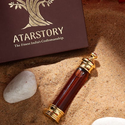 ATARSTORY Qamar Oudh Best Attar Alcohol Free Roll On for Daily use | Long Lasting Fragrance | Ittar Oudh for Men and Women - 12ml