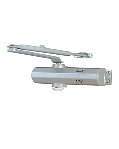 Godrej C071 Aluminum Alloy Door Closer (Metallic Silver)